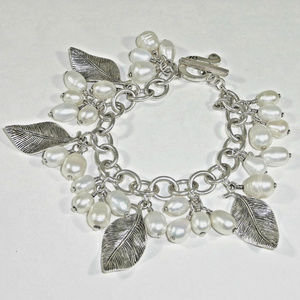 Silpada Jewelry - Silpada Pearl Leaf Cha Cha Bracelet B1631 Silpada Jewelry - Silpada Pearl Leaf Cha Cha Bracelet B1631